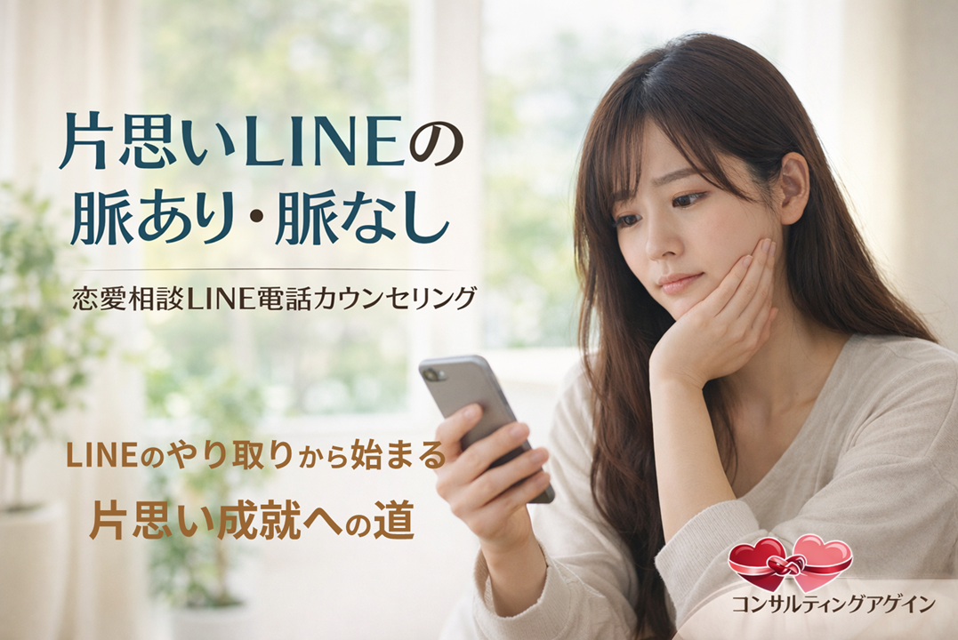 片思いLINEの脈あり・脈なし完全整理｜恋愛相談LINE電話カウンセリング