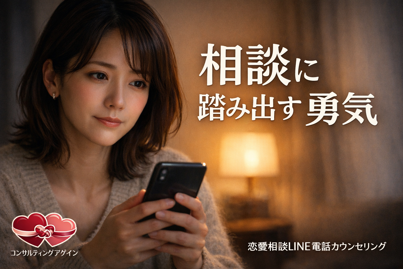 相談に踏み出す勇気｜恋愛相談LINE電話カウンセリング
